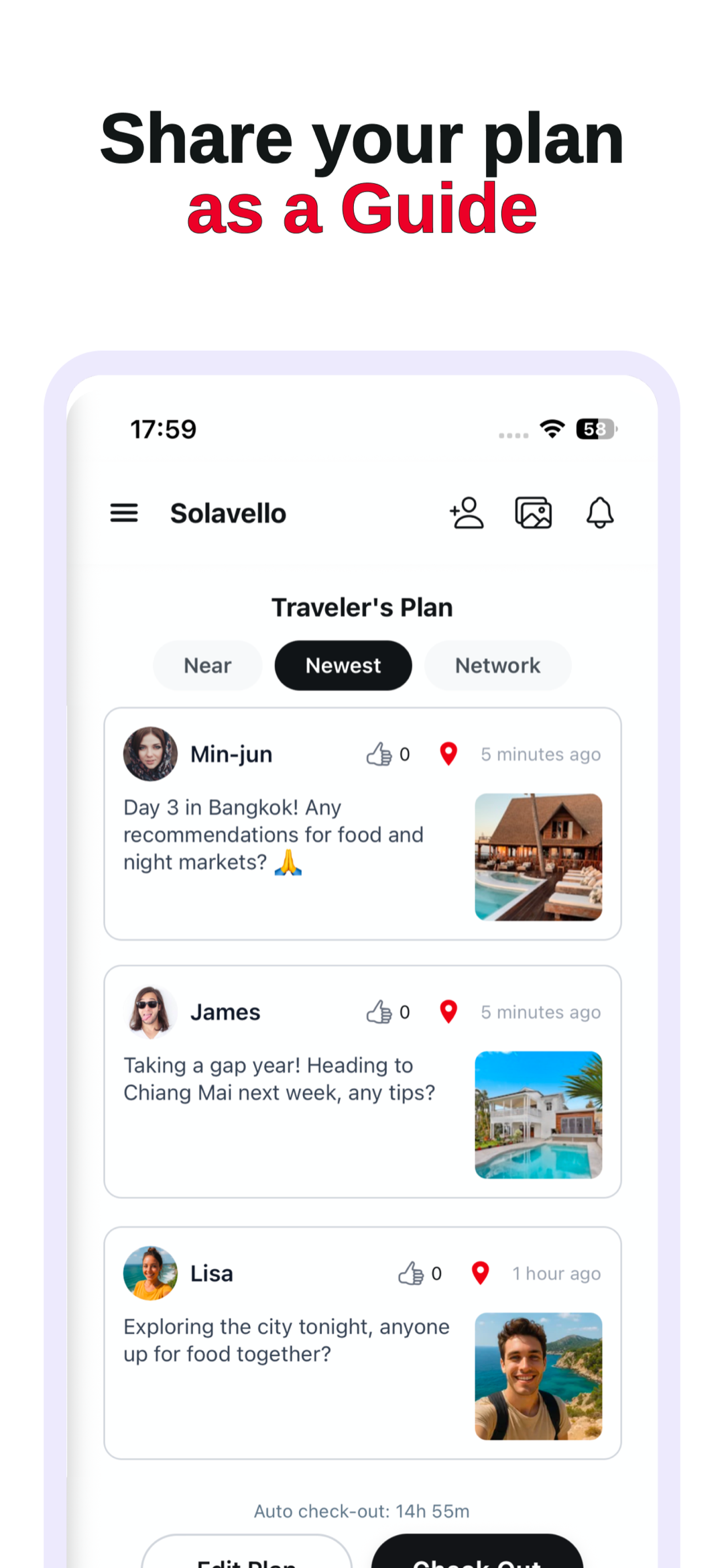Share your plan as a guide screen